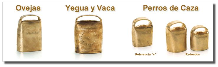 Kalaskas para Ovejas, Yegua, Vacas y Perros de Caza - Cencerros Apezetxea